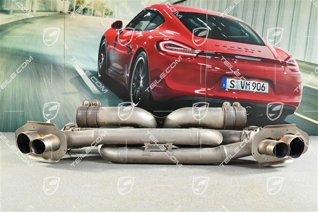 Akrapovic Porsche 911 Turbo/Turbo S (992) Slip-On Race Line, Titanium exhaust system