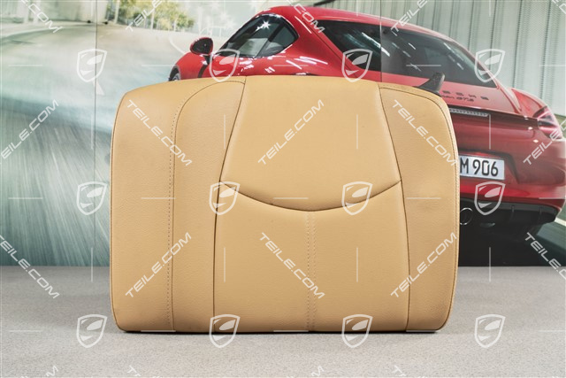 Back seat backrest, Cabrio, Leatherette, Sand beige, L
