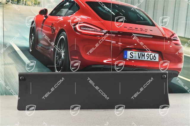 Roof lining, rear part, Black