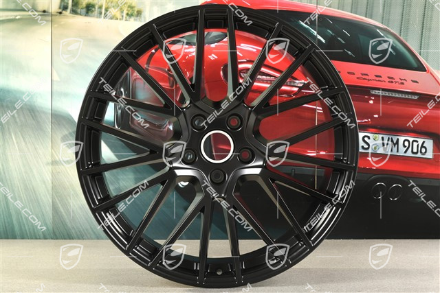 22" komplet felg RS Spyder, 10J x 22 ET48 + 11,5J x 22 ET52, czarny satynowy półmat