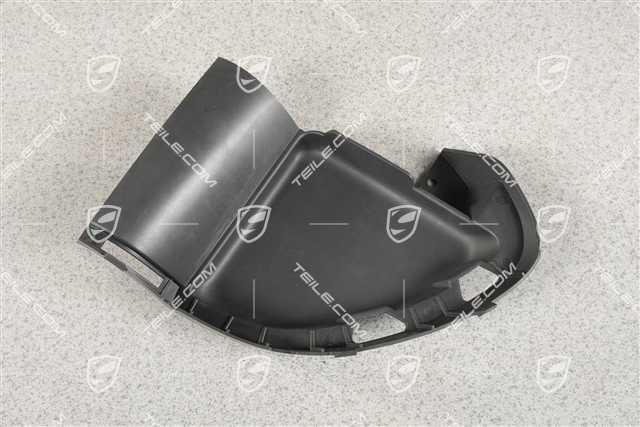 Prowadnica powietrza / 3,6L 4,8L, czarna satyna, R
