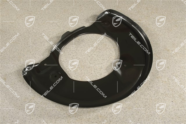 Front axle disc brake protective plate, R