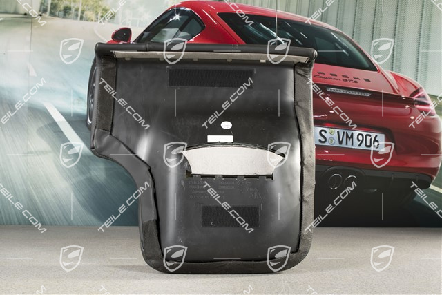 Notsitzkissen, Coupe/Targa, Leder, Schwarz, R