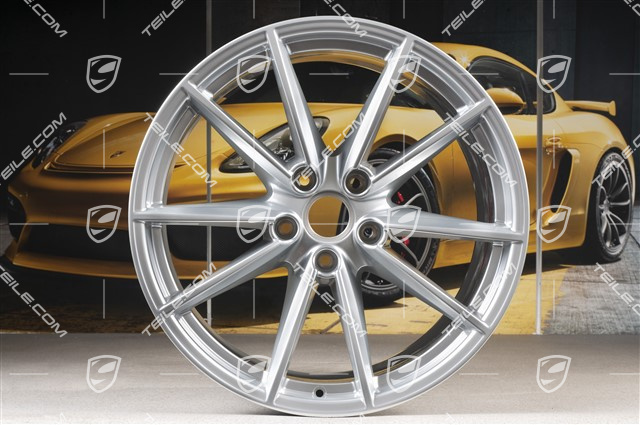 21" Felga Carrera S, 11,5 J x 21 ET67, srebrny brylantowy chrom