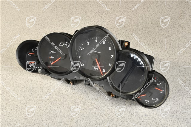 Kombiinstrument / Tacho, PDK, C2 / C2S, Zifferblätter in Schwarzmatt