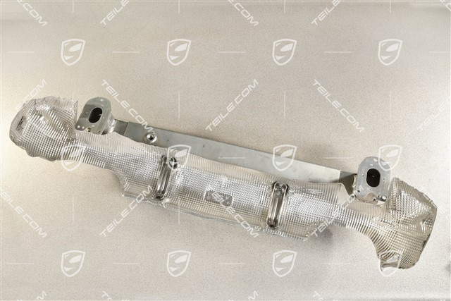 Bumper reinforcement rear, with heat protection