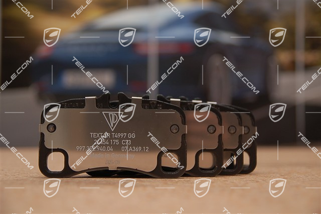 Bremsbelag-Reparatursatz, Bremssattel schwarz, Carrera 2 / 4 / Targa