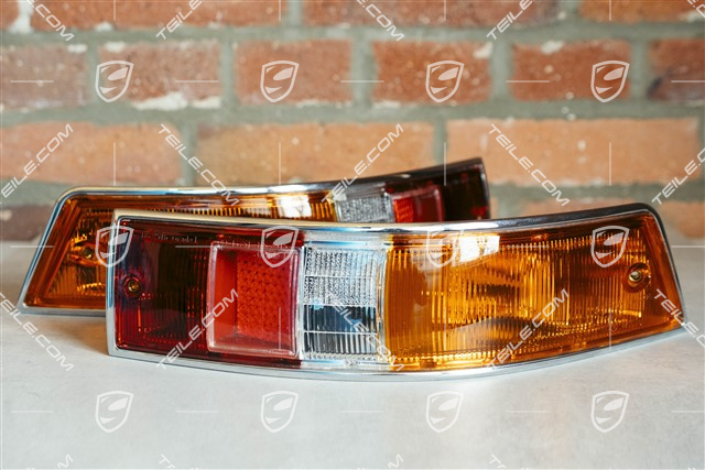 Heckleuchten Satz, Original Porsche Classic, SWB, EU-Ausführung, Set L+R