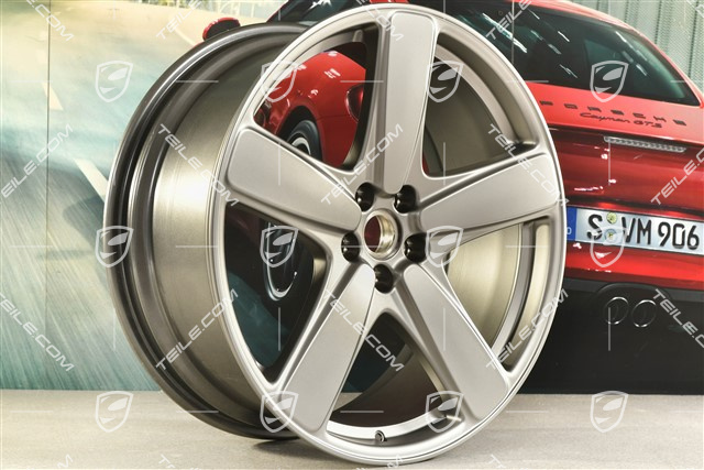 21" "Sport Classic" wheel rim, platinum silk matt, 9J x 21 ET26