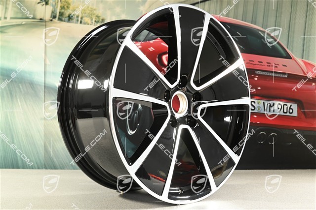 21-inch wheel rim AeroDesign / PHEV, 9,5J x 21 ET46, black high glos