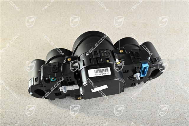 Kombiinstrument / Tacho, PDK, C2 / C4, Zifferblätter in Schwarzmatt