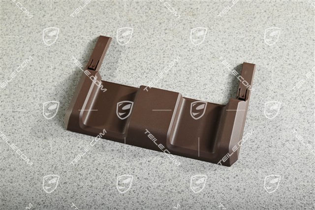 Abdeckung für die mittlere Sitzschiene, Hintersitz, Trüffelbraun