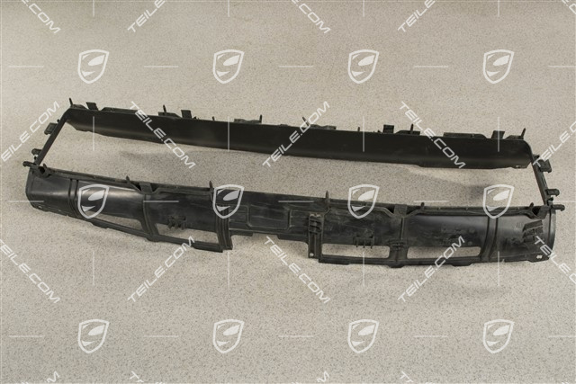 Front air duct / guide, bumper w/o ACC, black