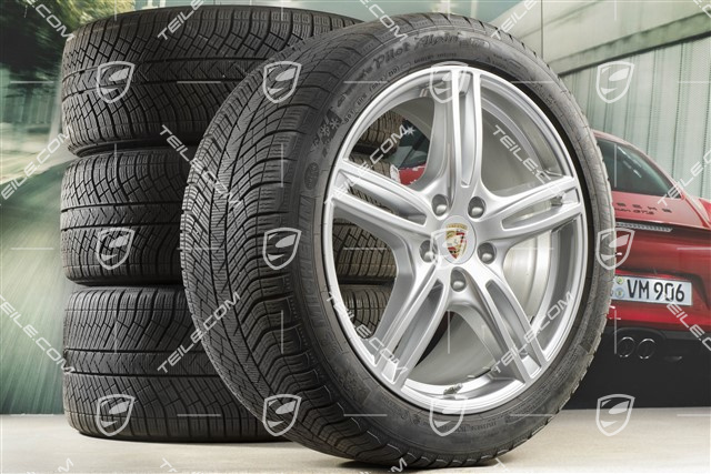 20-inch winter wheels set "Panamera Turbo", rims 9,5 J x 20 ET71 + 10,5 J x 20 ET71 + Michelin Pilot Alpin 4 winter tires 275/40 R20 + 315/35 R20