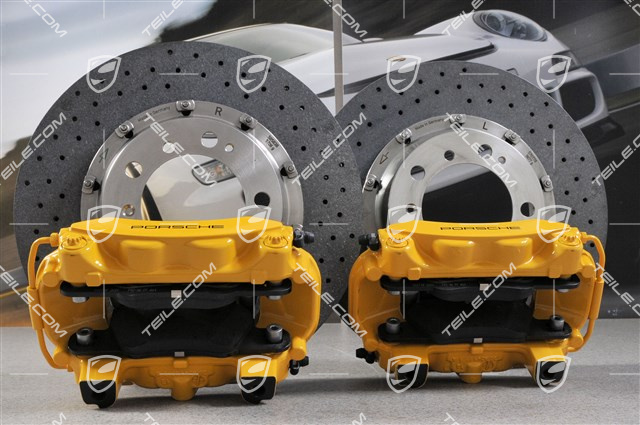 PCCB Panamera "Turbo S" ceramic brake kit (4 brake discs, 4 callipers + pads)