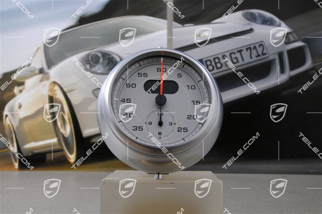 Stoppuhr, Zifferblätter Stoppuhr in silber
