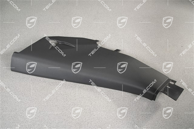 Verkleidung, hinten, Schwarz, L