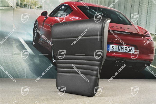 Notsitzkissen, Cabrio, Leder, Schwarz, R