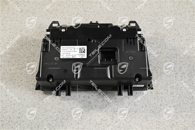 Control panel, centre console / tunnel, front, Black Chrome
