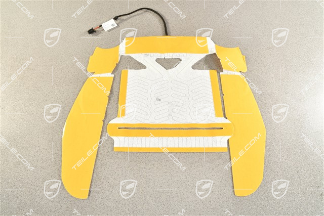 Seat heating mat, seat surface, L=R