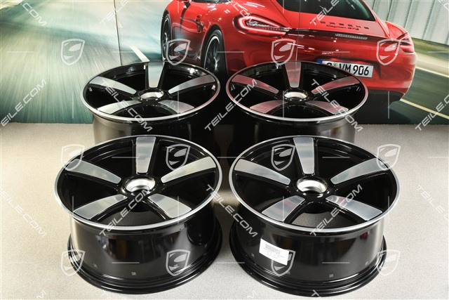 20+21-inch wheel rim set Sport Classic II, rims: front 9,5J x 20 ET44 + rear 12J x 21 ET70