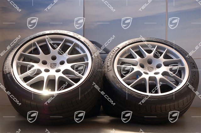 20" RS Spyder Design Sommerräder Satz, Felgen 9,5J x 20 ET65 + 11J x 20 ET68 + Reifen 255/40 ZR20 + 295/35 ZR20, Michelin