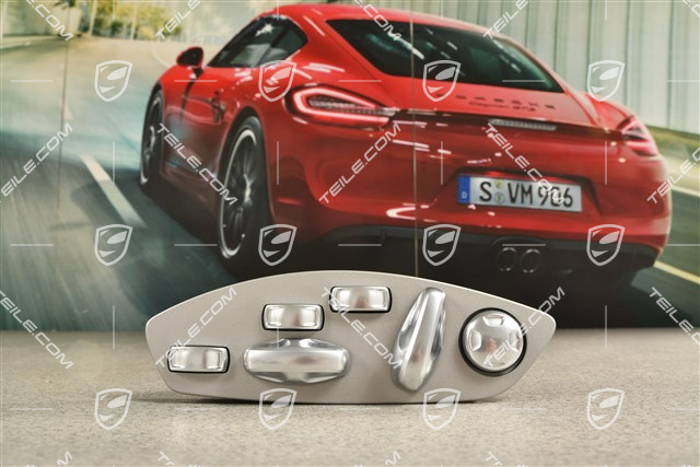 Vordersitzschalter, Sitzverstellung / Memory, 18-Wege-Sitzeinstellung, Galvanosilber, L