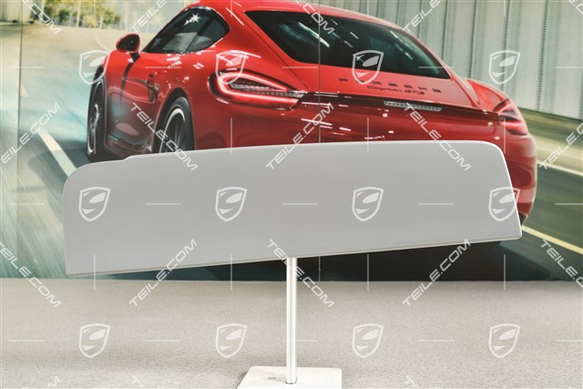Cover for armrest, rear seat backrest, Steel Grey