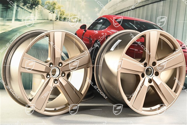 22" Felgensatz Cayenne Coupe Exclusive Design Sport, 10J x 22 ET48 +11,5J x 22 ET52, neodyme