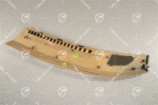Dashboard defroster trim / cover, Sand beige, R