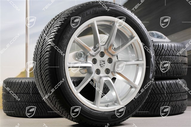 20-inch "Macan SportDesign" winter wheels set, rims 9J x 20 ET26 + 10J x 20 ET19, Michelin Latitude Alpin 2 winter tyres 265/45 R 20 + 295/40 R 20, with TPMS