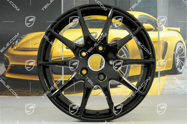 18" Felga Panamera S, 8J x 18 ET59, czarny wysoki połysk
