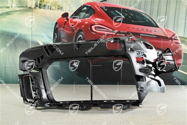 Retaining frame, lateral, black matte, GTS / Sport Design, L