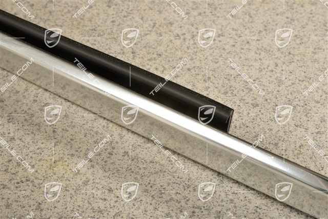 Moulding, aluminium package, rear door, Galvano silver, L