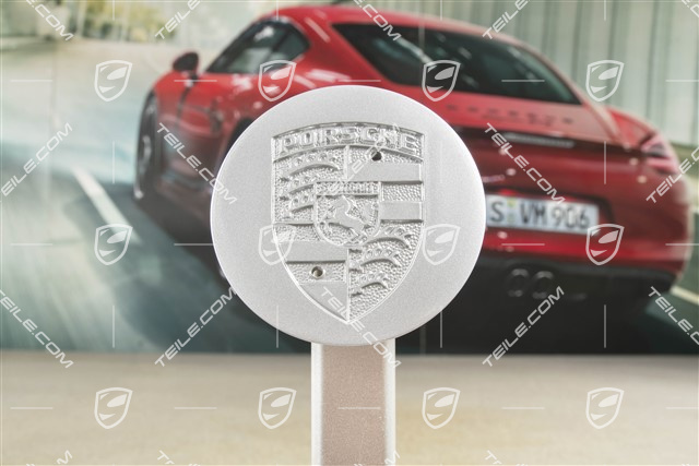 S, Hub cap Silver metallic