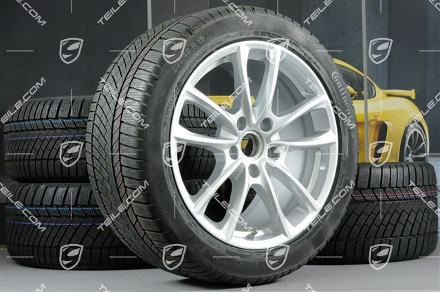 19-inch winter wheels set "Panamera S", rims 9J x 19 ET64 + 10,5 J x 19 ET62 + NEW Continental ContiWinterContact PS830 P winter tyres 265/45 R19 + 295/40 R19