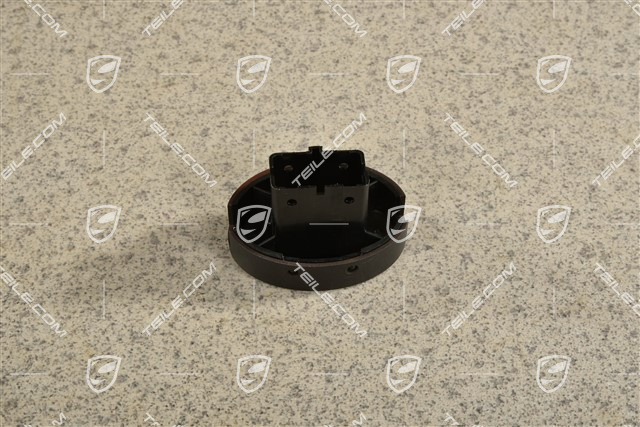 Hazard / warning light switch, Black matte