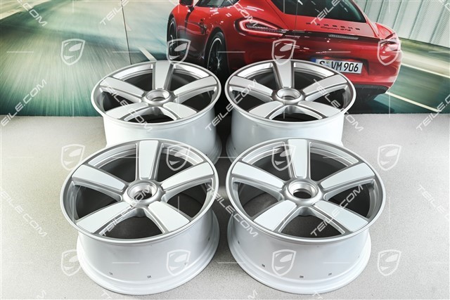 20+21" Sport Classic wheel rim set, 9,5J x 20 ET44 + 12J x 21 ET70, white