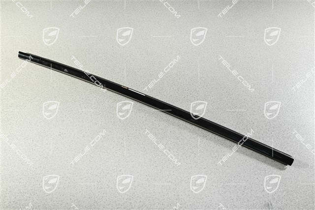 Rear door moulding, High Gloss Black, L