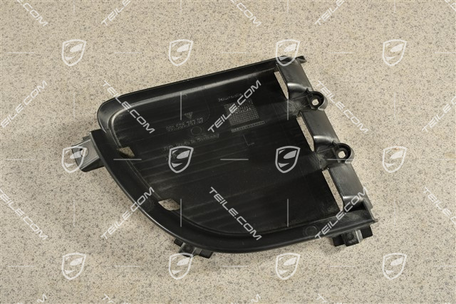 C2, Air inlet / duct / guide cover, lateral, Black matte, L