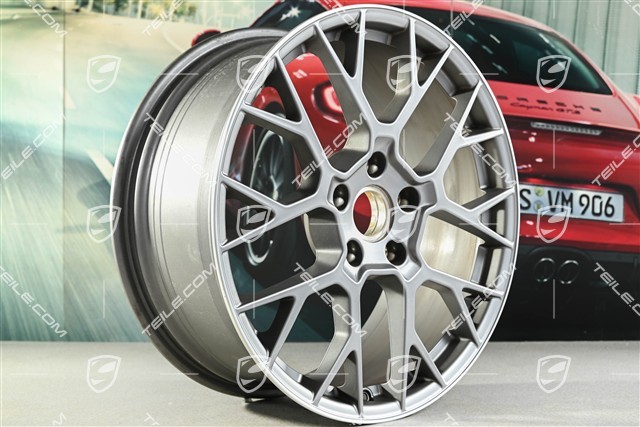 20+21" RS Spyder komplet felg, 8,5J x20 ET50 + 11,5J x 21 ET79, Darksilver
