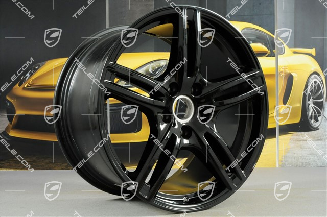 20" Felga Panamera Turbo, 11,5J x 20 ET68, czarny połysk
