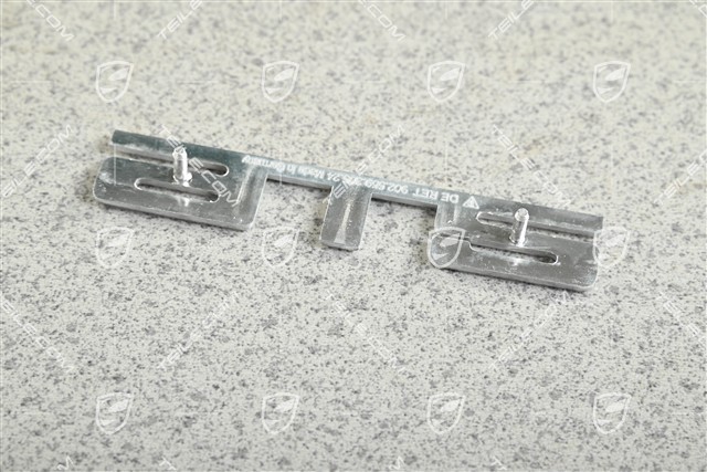 Emblem Logo Badge "912", Silver