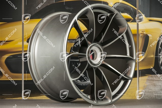 21-inch wheel GT3RS, with GT3RS logo, 12,5J x 21 ET48, Platinum satin-matt