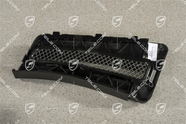 GT2 RS, Front bumper lateral spoiler, Black matte, L GT2 RS, Front bumper lateral spoiler, Black matte, L