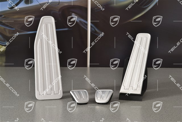 Nakładki na pedały, komplet, aluminium, 6- / 7-biegowa skrzynia