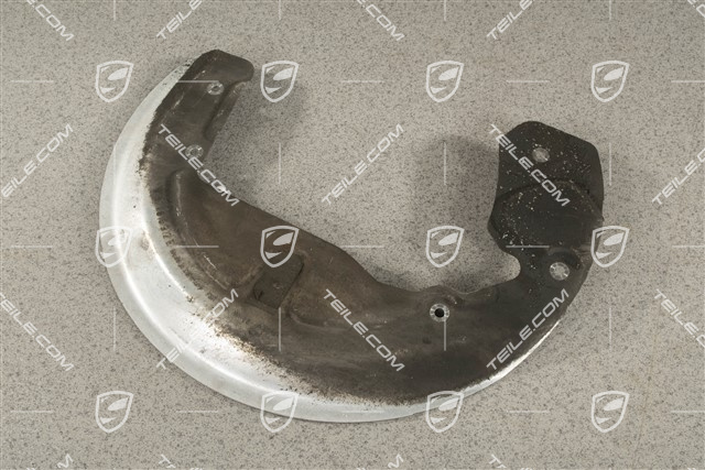 Front axle disc brake protective plate, 18", R