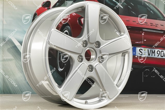 19" Felge Cayenne Sport Classic II, 8,5J x 19 ET59, GT-Silber-Metallic