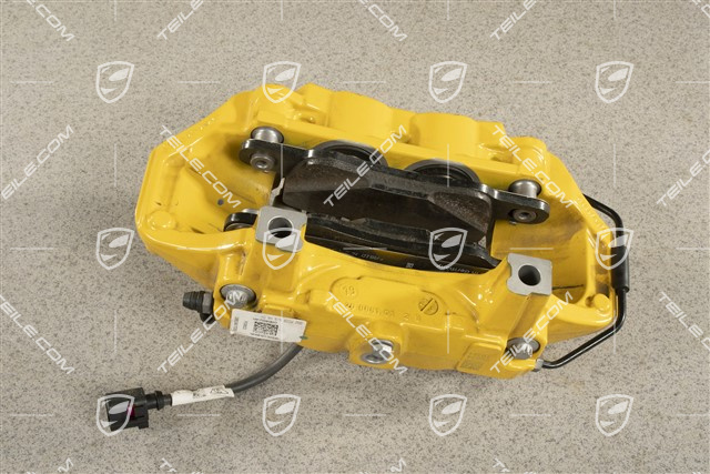 PCCB fixed calliper, yellow, R