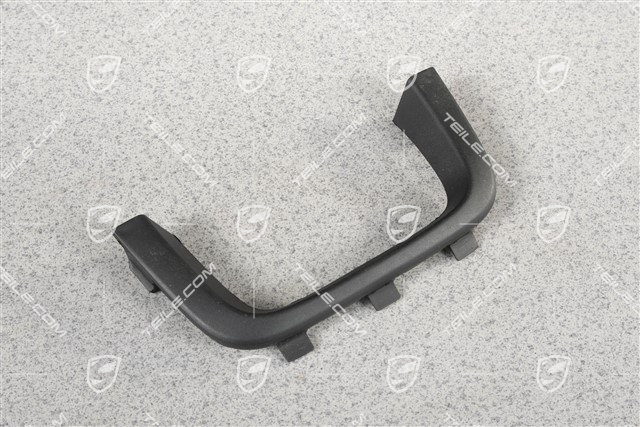 Cover trim ACC, center, Black matte